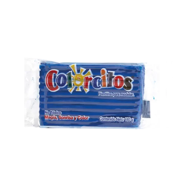 Plastilina Barra Colorcitos Azul Brillante