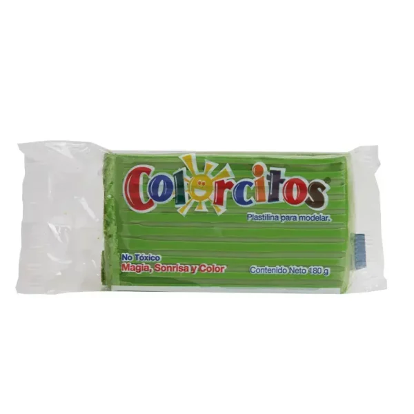 Plastilina Barra Colorcitos Verde Claro