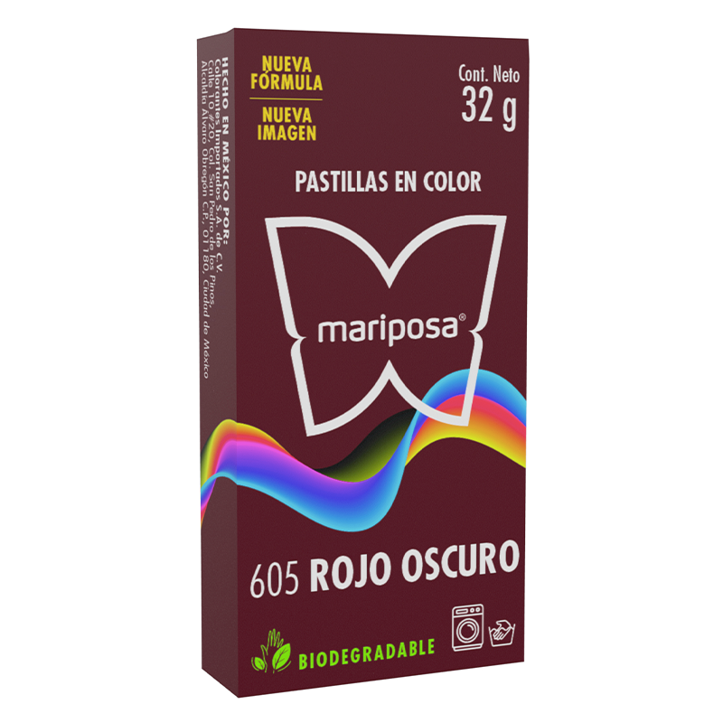 Mariposa Pastilla Rojo - Mariposa