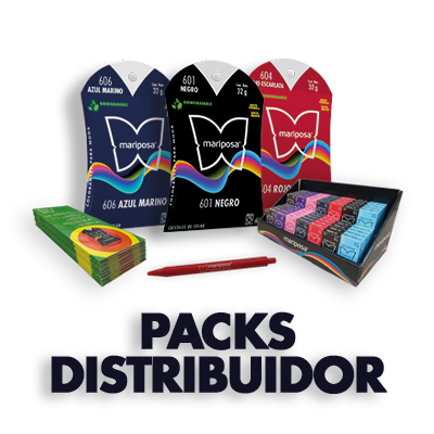 paquetes colorante mariposa distribuidor